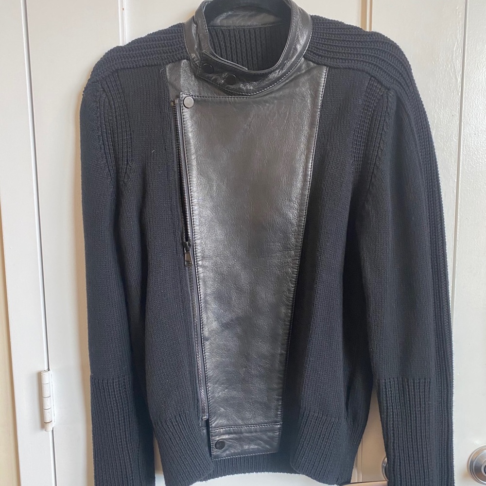 Juun.J Moto Cardigan